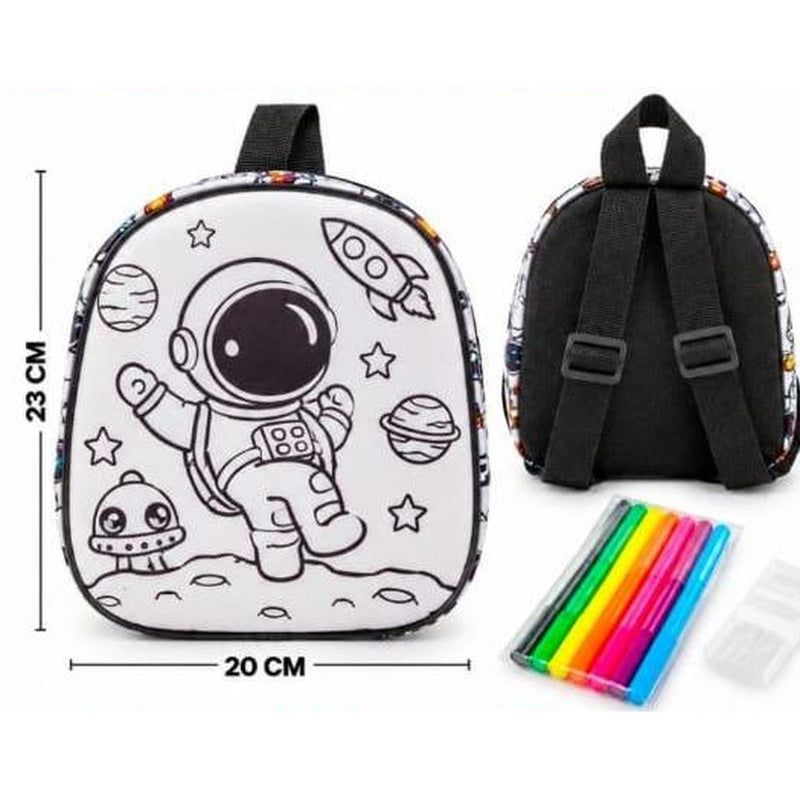 Bolso didáctico para pintar Astronauta