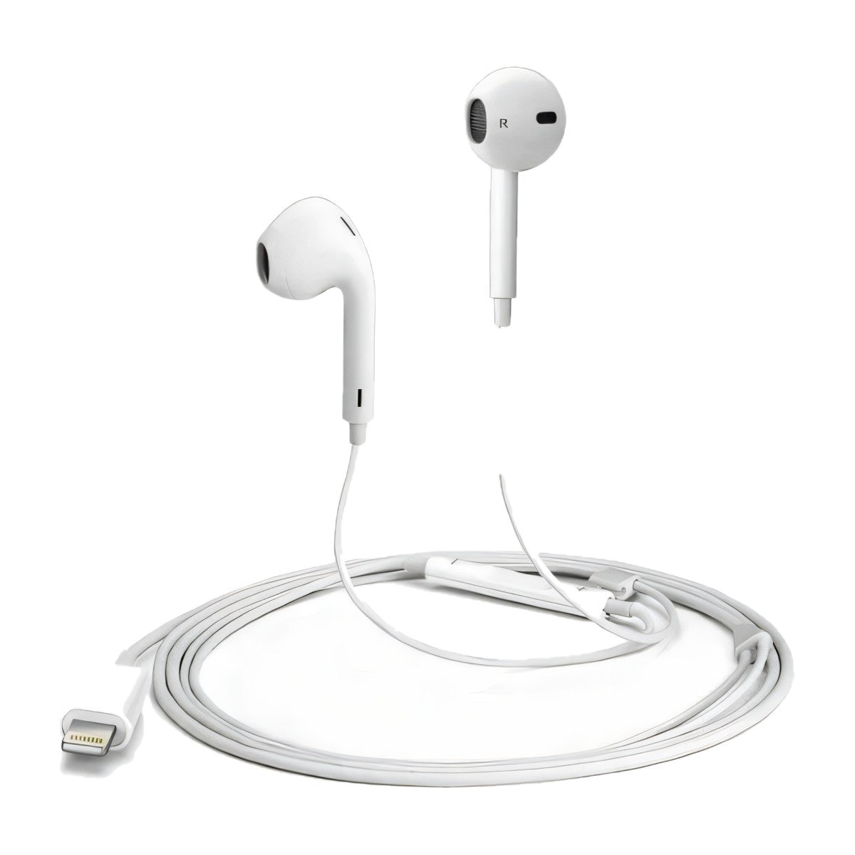 Audífonos con cable y conector Lightning para iPhone