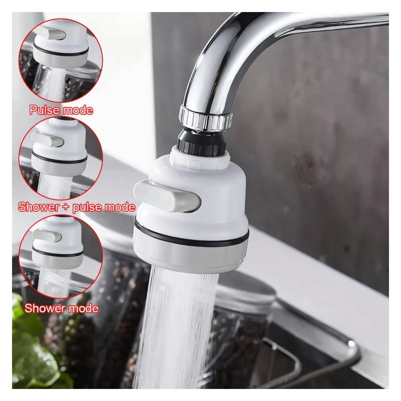Grifo ahorrador de agua giratorio 360°