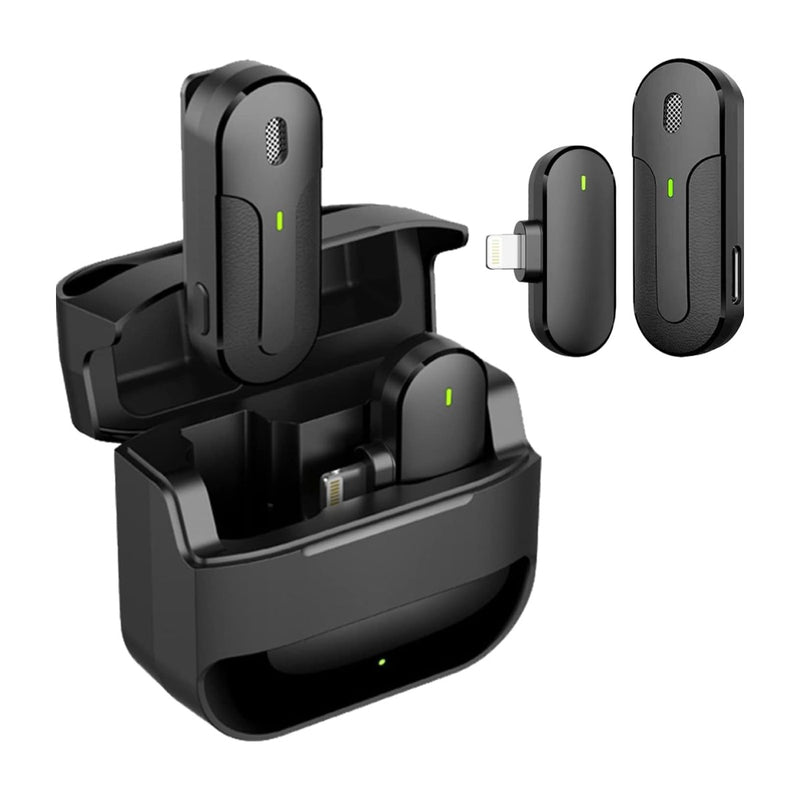 Micrófono lavalier inalámbrico para iPhone