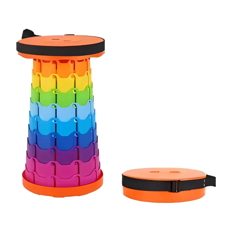 Silla retráctil portátil con correa ajustable