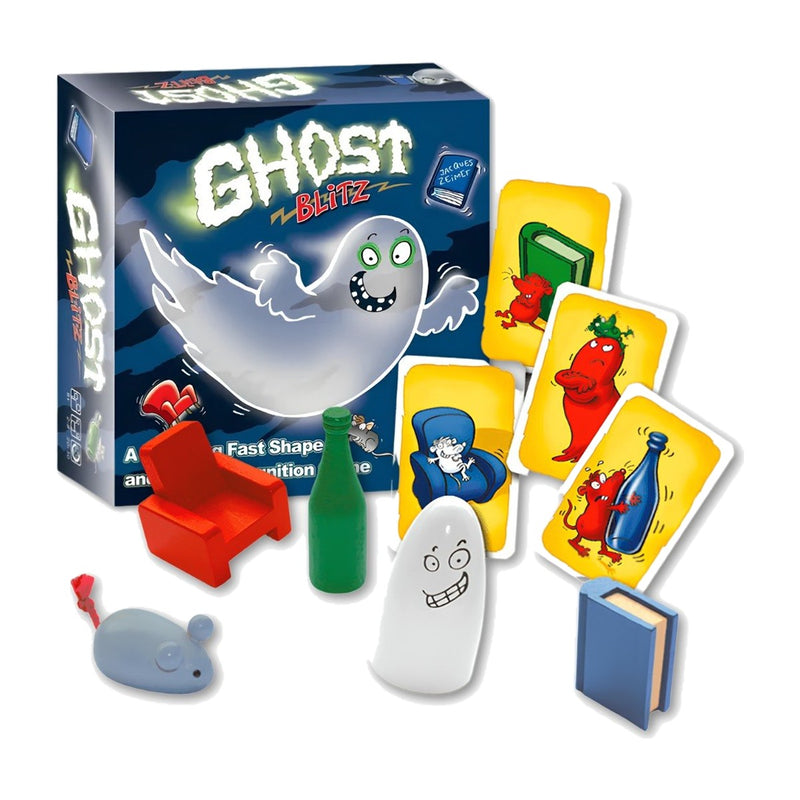 Juego de cartas de reflejos Ghost Blitz