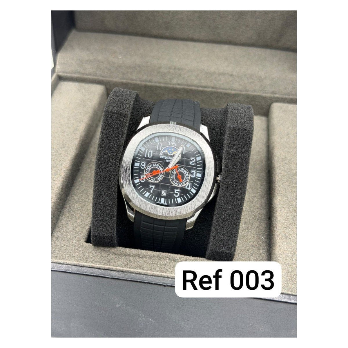 Reloj cronógrafo con pulso de silicona