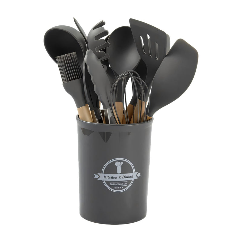 Set de 12 utensilios de cocina en silicona