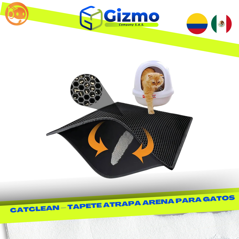 Tapete atrapa arena para gato CatClean