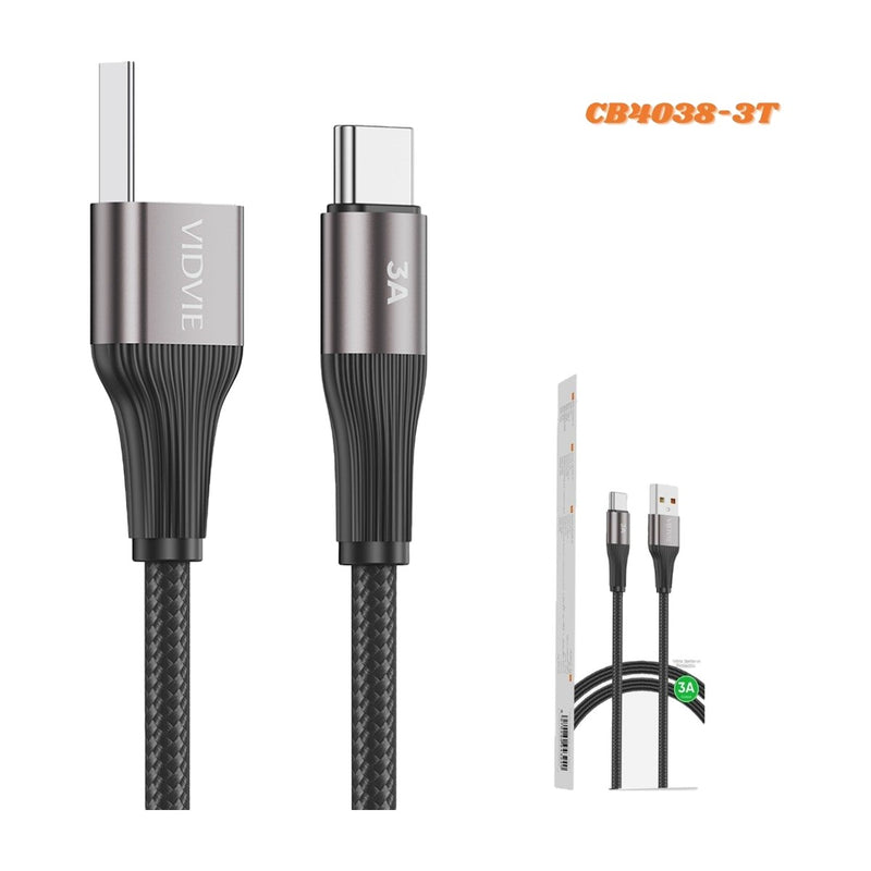 Cable USB a USB-C de 3 metros, 3 A