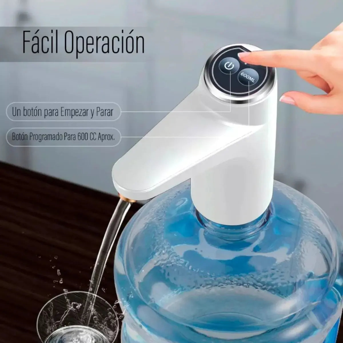 Dispensador de agua inteligente