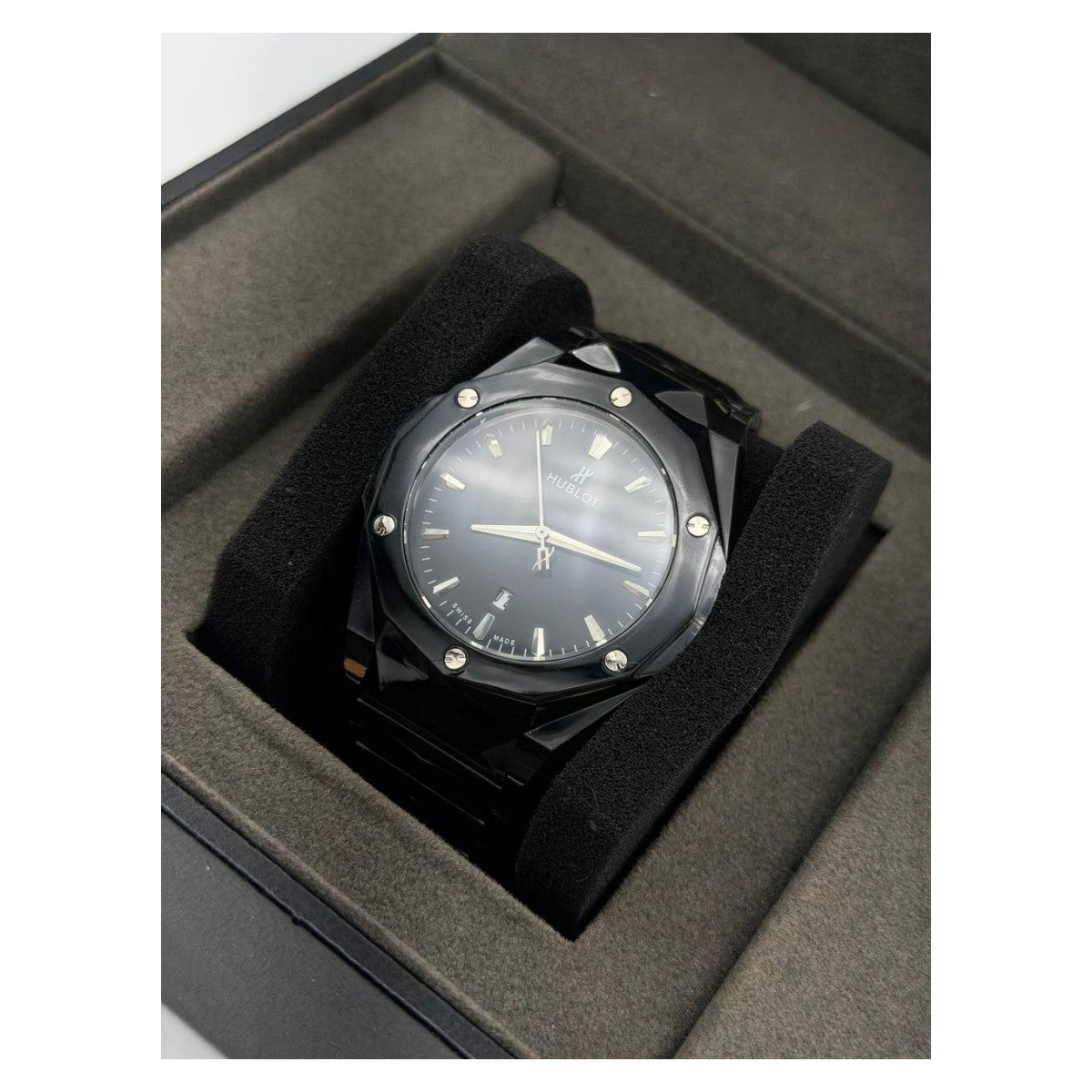 Reloj análogo premium con pulso de silicona