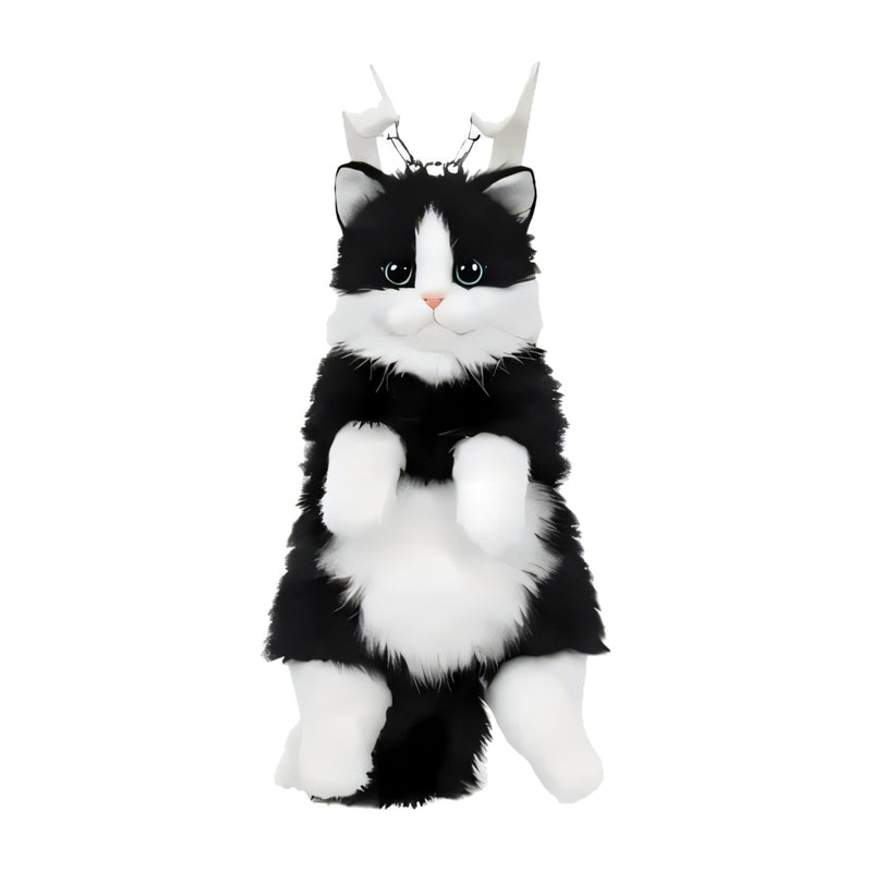 Mochila con diseño de gato ultrarrealista