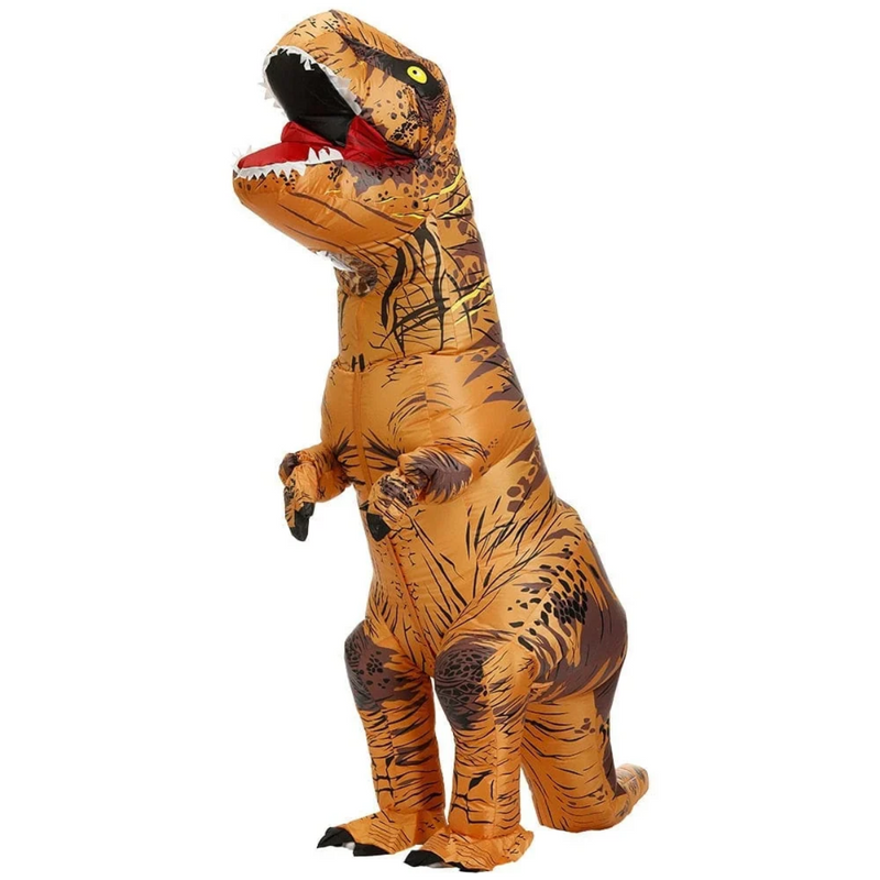 Disfraz inflable de dinosaurio T-Rex