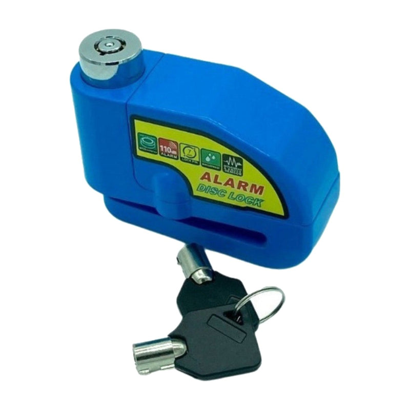Candado de disco para moto con alarma