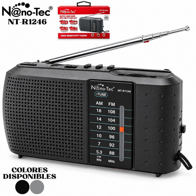 Radio de bolsillo con parlante NT-R1246