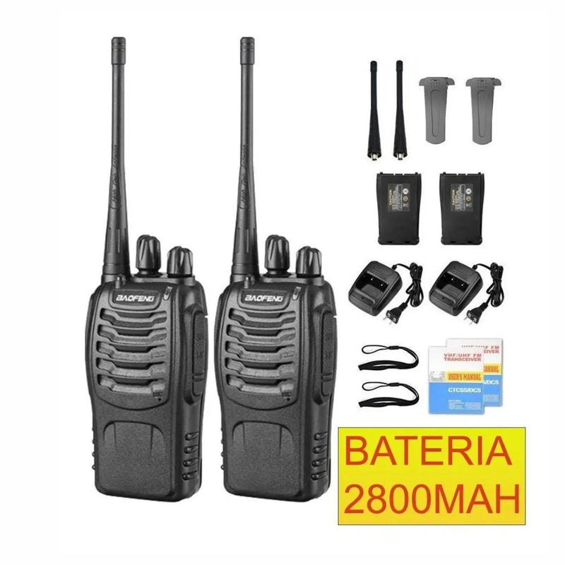 Combo x 2 radios de comunicación Baofeng BF-888S