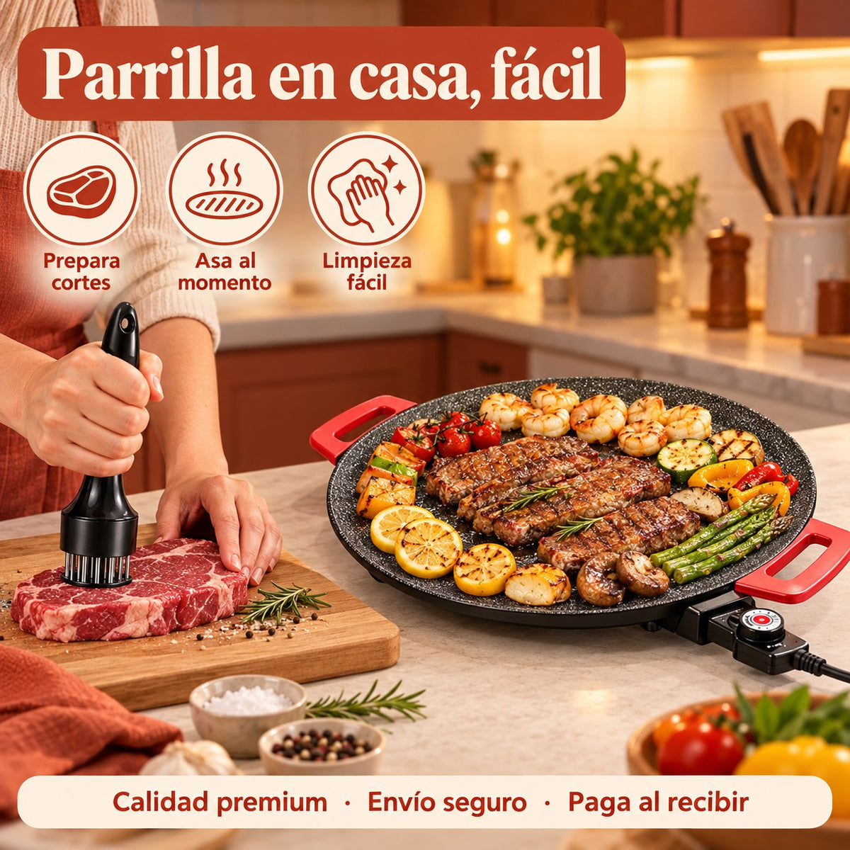 Combo parrilla y sabor