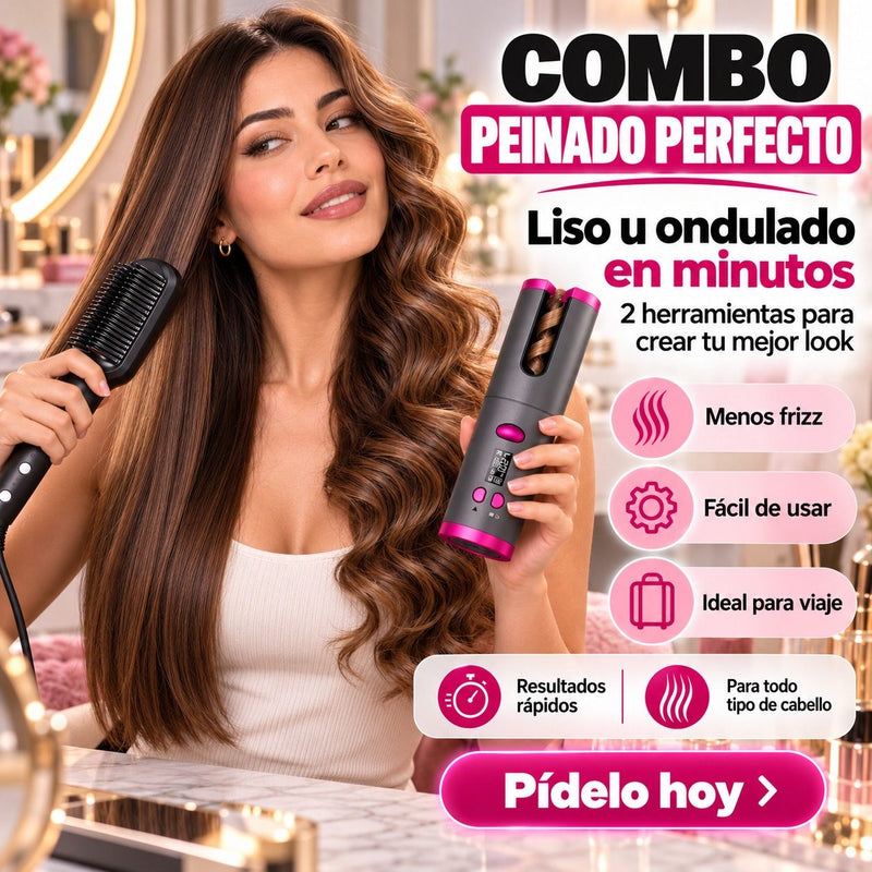 Combo peinado perfecto