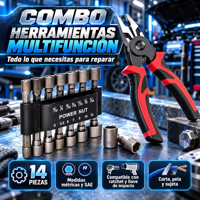 Combo de herramientas multifunción